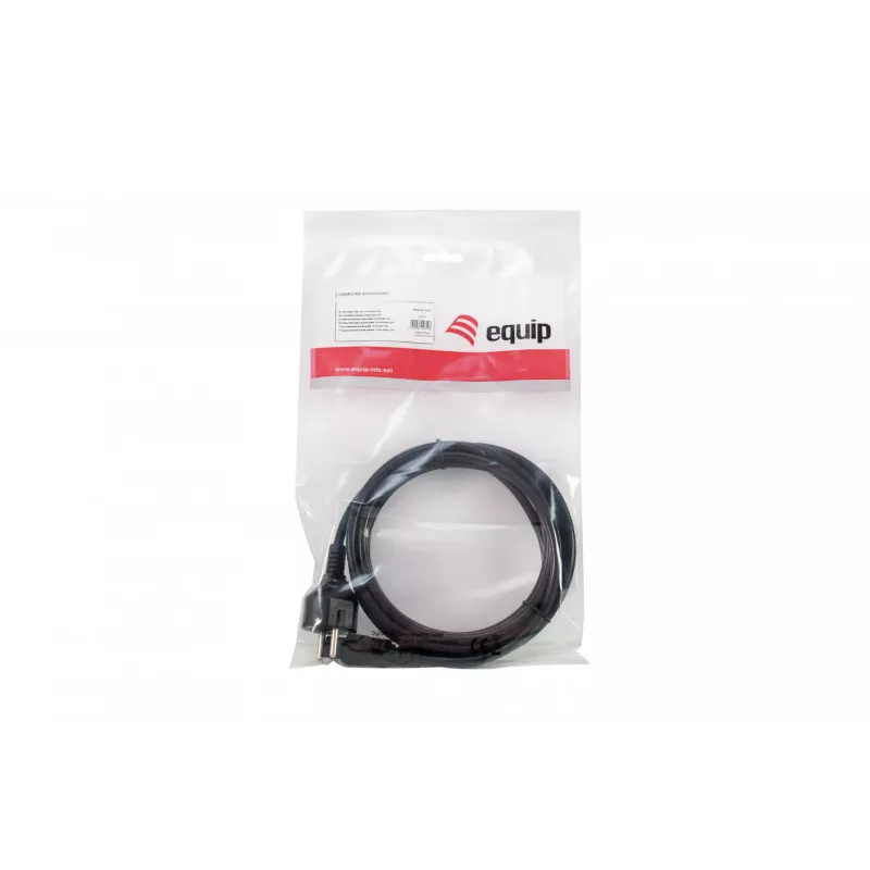 Equip High Quality napájací kábel, C5 na Schuko, 3,0m, 3 m, C5 konektor samica, CEE7/7, H05VV-F3G, 250 V, 2,5 A