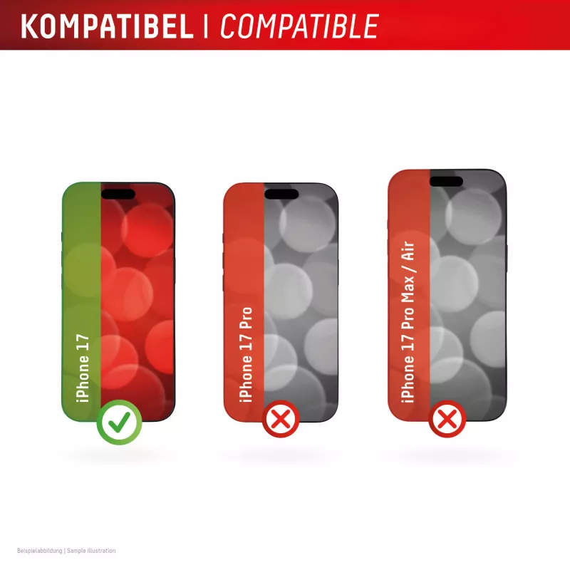 Displex Premium ochranná fólia displeja (plné pokrytie, 10H) pre Apple iPhone 17, plné pokrytie