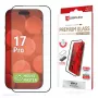 Ochrana displeja e.v.i. Displex iPhone 17 Pro Premium s montážnou pomôckou – odolná proti poškriabaniu, transparentná/čierna