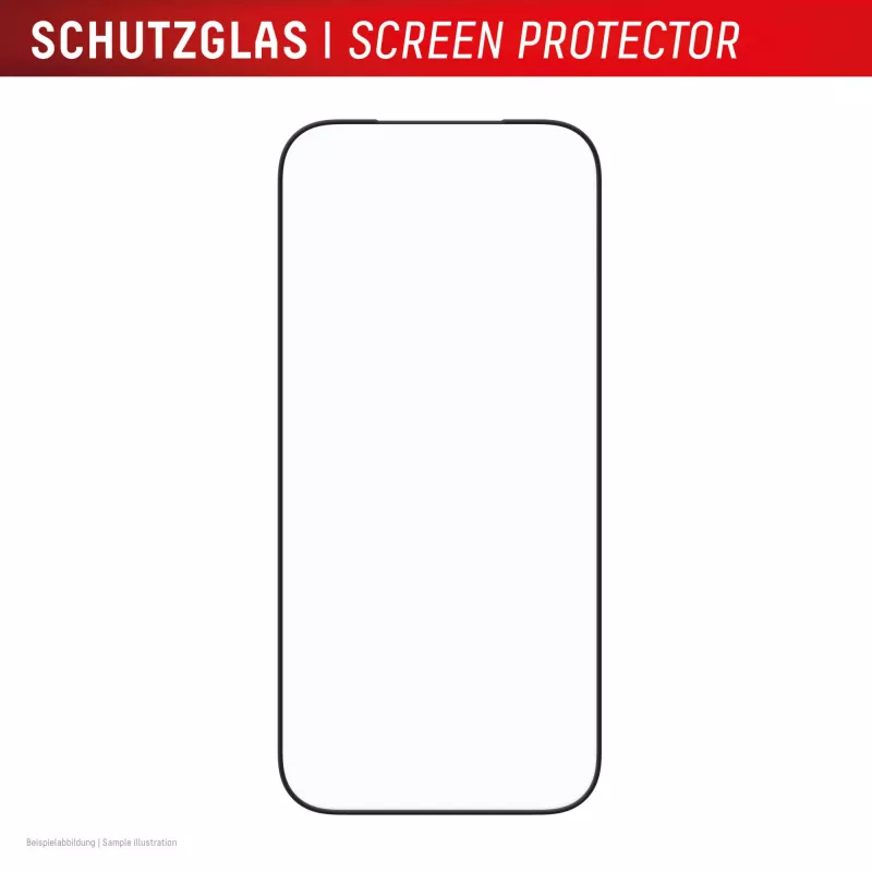 Ochrana displeja e.v.i. Displex iPhone 17 Pro Premium s montážnou pomôckou – odolná proti poškriabaniu, transparentná/čierna