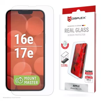 Displex (10H) pancierová ochranná fólia e.v.i. pre Apple iPhone 16e/17e — odolná proti poškriabaniu, nečistotám a nárazom, transparentná