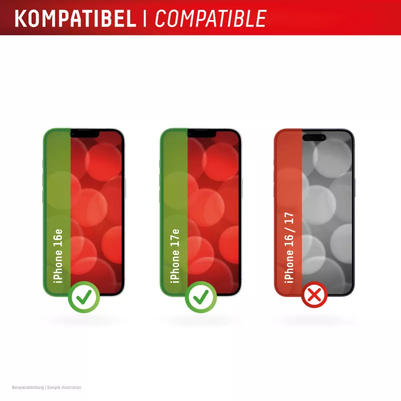 Displex Premium ochranné sklo z tvrdeného skla (plné krytie, 10H) pre Apple iPhone 16e/17e