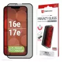 Privacy Panzerglas ochranný kryt displeja e.v.i. Displex (10H) pre Apple iPhone 16e/17e s filtrom proti videniu, odolný proti nárazom a poškriabaniu