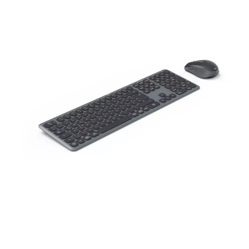 Hama WKM-550 klávesnica myš súčasťou Home/Office RF Wireless + Bluetooth QWERTZ Deutsch čierna