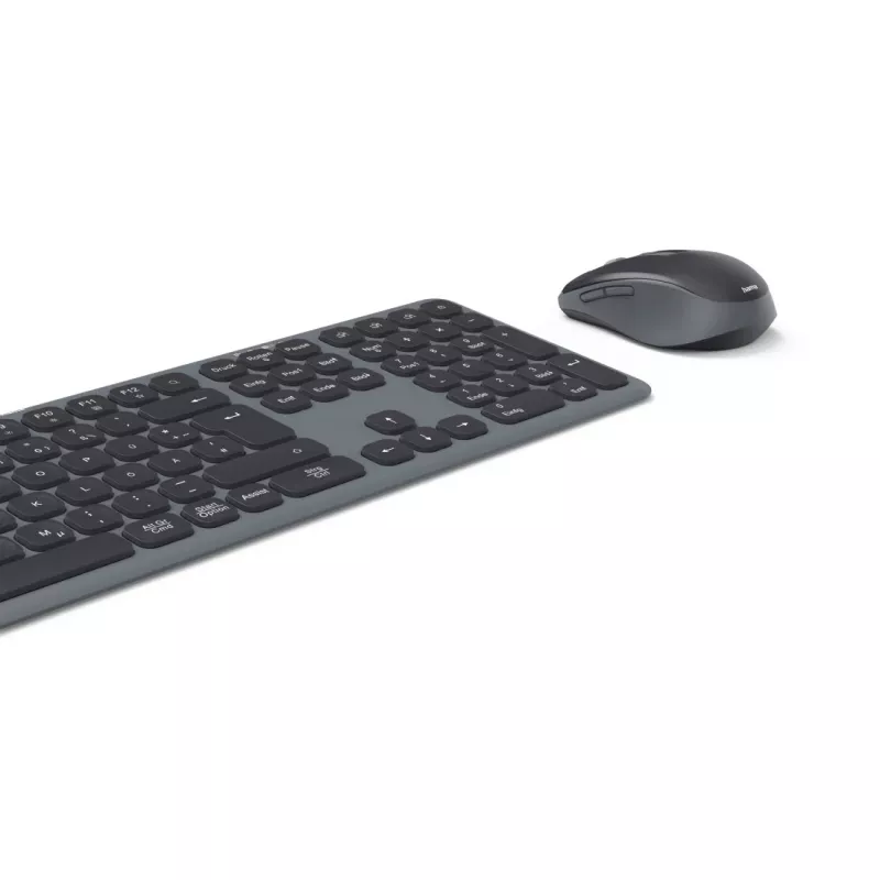 Hama WKM-550 klávesnica myš súčasťou Home/Office RF Wireless + Bluetooth QWERTZ Deutsch čierna