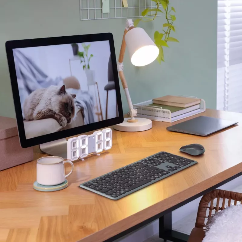 Hama WKM-550 klávesnica myš súčasťou Home/Office RF Wireless + Bluetooth QWERTZ Deutsch čierna