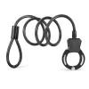 Hama 00178159 bicyklový zámok čierny 1200 mm káblový zámok