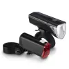 Hama 00185838 LED súprava svetiel na bicykel, predné a zadné, batérie, StVZO
