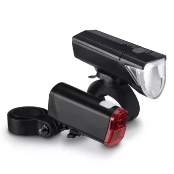 Hama 00185838 LED súprava svetiel na bicykel, predné a zadné, batérie, StVZO