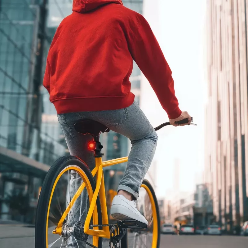 Hama 00185838 LED súprava svetiel na bicykel, predné a zadné, batérie, StVZO