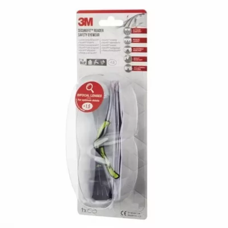 3M SF415C1 ochranné okuliare polykarbonát (PC) čierna, žltá
