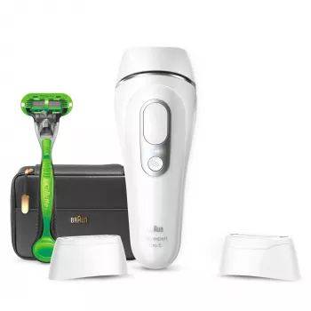 Braun Silk-expert Pro Silk·expert Pro 5 PL5145 intenzívne pulzné svetlo (IPL) strieborná, biela
