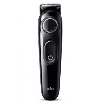 Braun BeardTrimmer 3 Beard Trm 3 BT3400, umývateľný, batéria, čierna