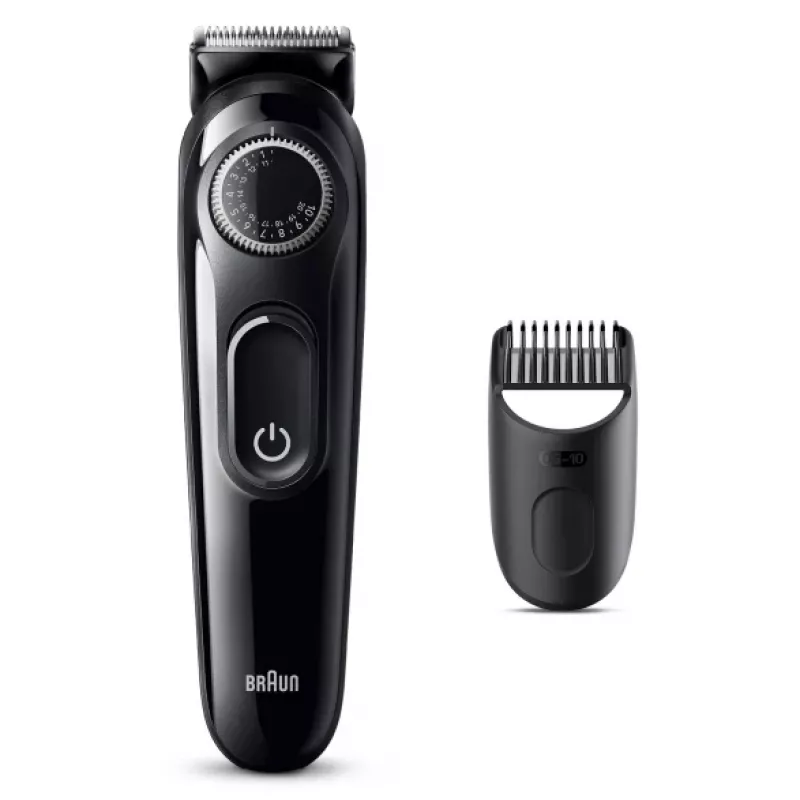 Braun BeardTrimmer 3 Beard Trm 3 BT3400, umývateľný, batéria, čierna