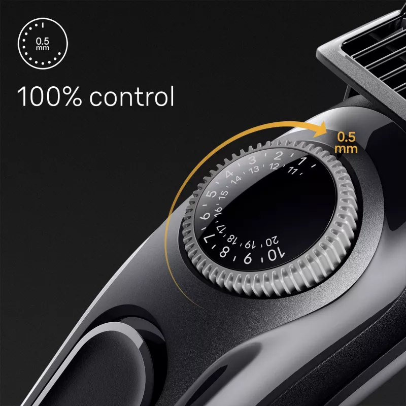 Braun BeardTrimmer 3 Beard Trm 3 BT3400, umývateľný, batéria, čierna