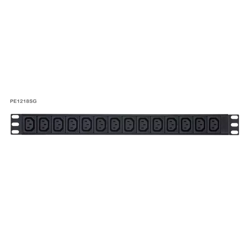 ATEN Basic Metered 1U PDU s prepäťovou ochranou, Basic, Metered, 1U, čierna, LCD, 18 AC výstupov, C13 konektor samica
