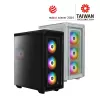 XPG BATTLECRUISER II ST Mid-Tower čierna, Midi Tower, PC, čierna, ATX, EATX, micro ATX, Mini-ITX, nehrdzavejúca oceľ, Gaming