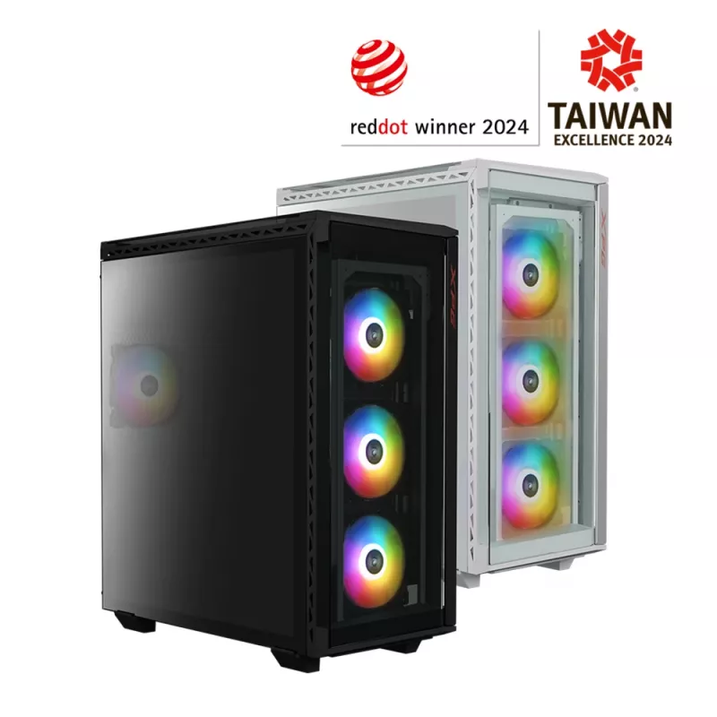 XPG BATTLECRUISER II ST Mid-Tower čierna, Midi Tower, PC, čierna, ATX, EATX, micro ATX, Mini-ITX, nehrdzavejúca oceľ, Gaming