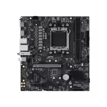 Základná doska MSI Pro A620AM-G EVO WIFI — AMD A620A čipset, socket AM5, micro ATX, DDR5, 2 pamäťové sloty, Wi‑Fi 6E, 2,5Gb Ethernet