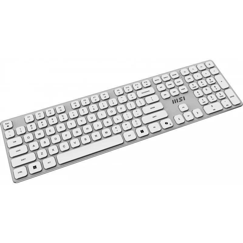 MSI FORGE K210 W COMBO WHITE US klávesnica myš v balení Home/Office USB QWERTY US English