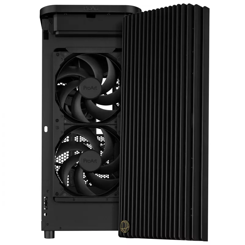 PC skriňa ASUS ProArt PA401 Mesh Panel čierna, ATX, 2x160mm vpredu, 1x120mm vzadu, 2x3,5 inch + 2x2,5 inch, USB 3.2 Gen1