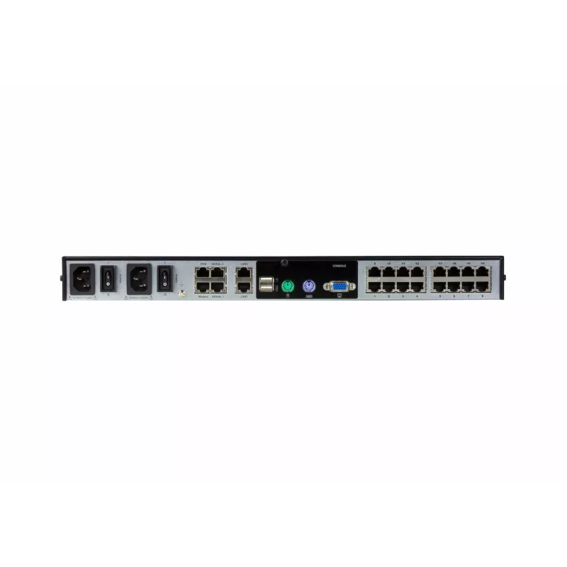 ATEN 16-portový 2-bus CAT5e/6 KVM over IP switch, LUC (Laptop USB Console), s podporou audia a Virtual Media