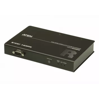 ATEN USB HDMI HDBaseT2.0 KVM extender/Remote, prijímač, káblový, 100 m, Cat5e, Cat6, Cat6a, 4096 x 2160 pixelov, čierny