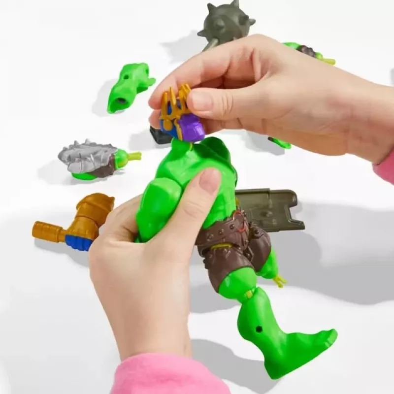 HASBRO Marvel MixMashers Avengers Hulk Mix-&-Match akčná figúrka, viacfarebná, pre deti od 4 rokov