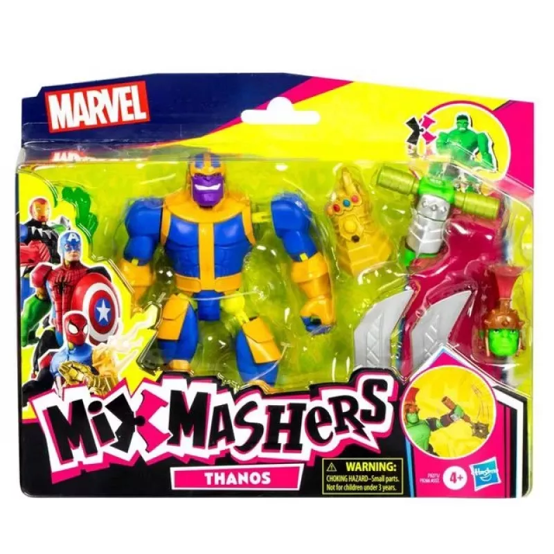 Marvel MixMashers Avengers Thanos Mix-&-Match, 4 rok(y), viacfarebná