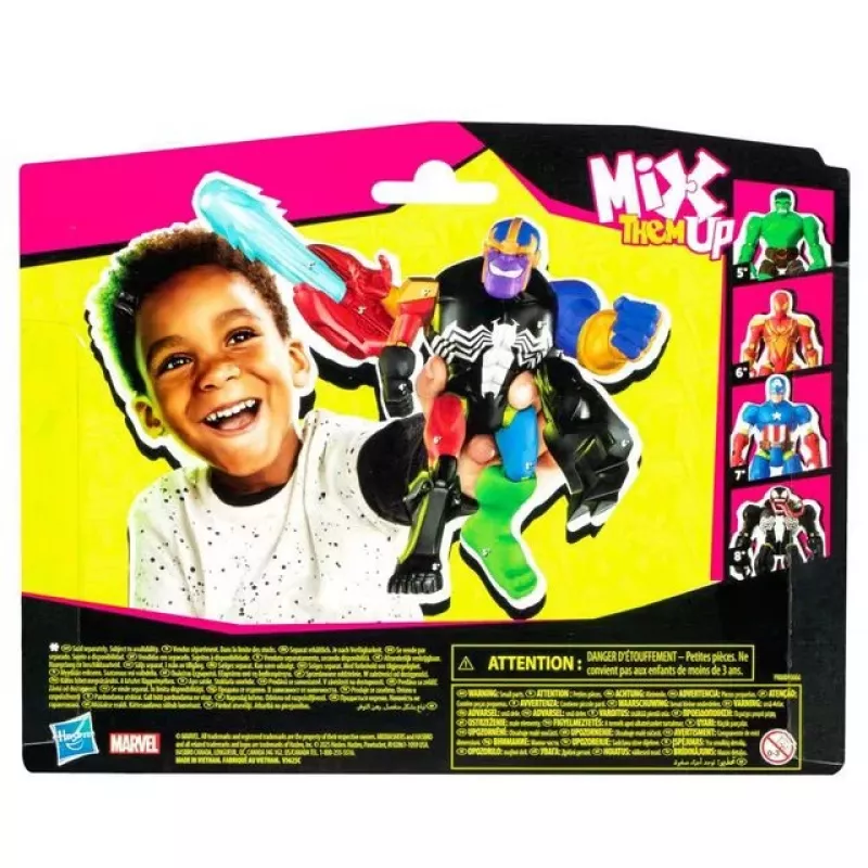 Marvel MixMashers Avengers Thanos Mix-&-Match, 4 rok(y), viacfarebná