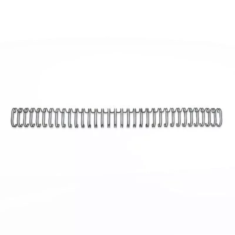 GBC WireBind viazacie chrbty 3:1 NO5 8 mm A4, čierna, 3 listy, kov, A4, 8 mm, 322 mm