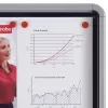 Nobo Premium Plus magnetická uzamykateľná vonkajšia informačná tabuľa 8xA4