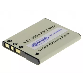 2-Power batéria do digitálneho fotoaparátu 3,6 V 630 mAh, 630 mAh, 3,6 V, lithium-iónová (Li-Ion)