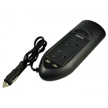 Duracell 175W dvojzásuvkový UK menič, univerzálny, auto, 12 V, 175 W, 12 V, DC-AC
