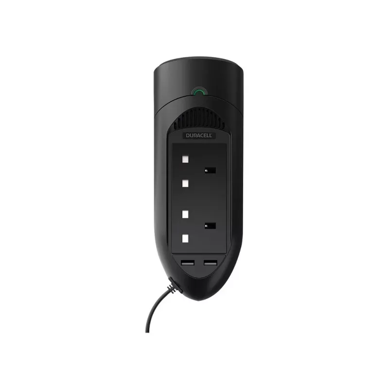Duracell 175W dvojzásuvkový UK menič, univerzálny, auto, 12 V, 175 W, 12 V, DC-AC