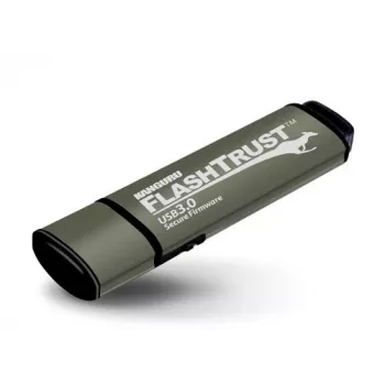 Kanguru FlashTrust™ USB 3.0 128 GB |bezpečná flash pamäť| bezpečný firmware | fyzický prepínač ochrany zápisu |ochrana pred BadUSB | spĺňa požiadavky NIST