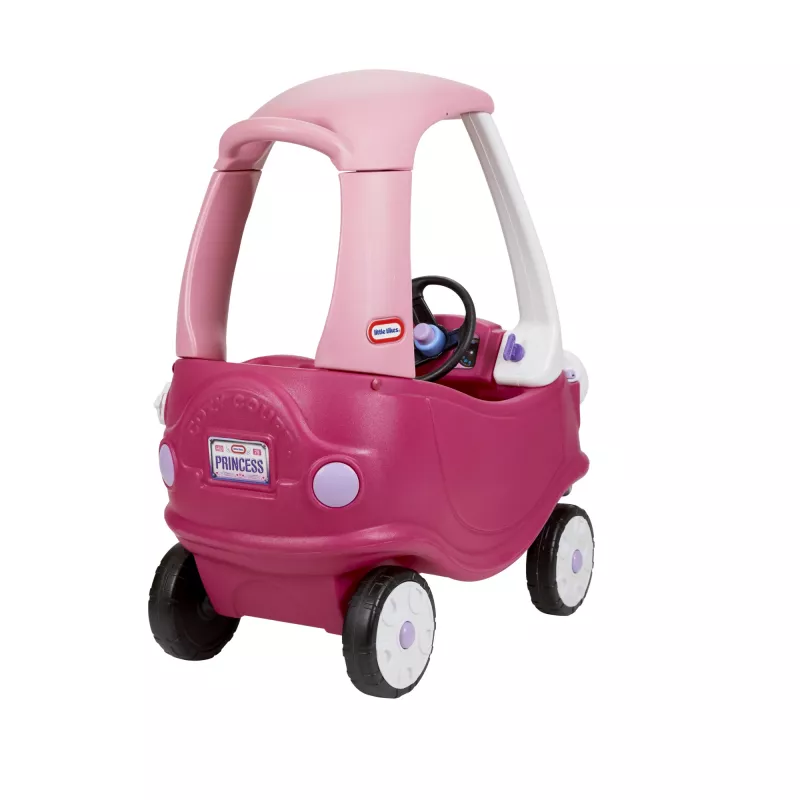 Little Tikes Cozy Coupe Princess, 1,5 roka, 4 kolesá, plast, modrá, ružová, biela