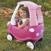 Little Tikes Cozy Coupe Princess, 1,5 roka, 4 kolesá, plast, modrá, ružová, biela