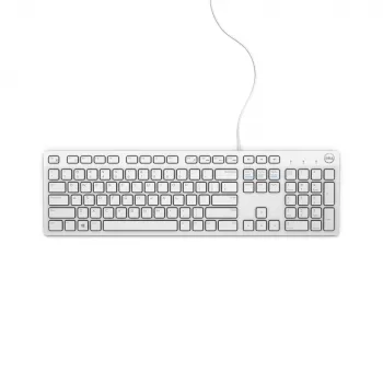 DELL KB216 klávesnica univerzálna USB QWERTY Nordic biela