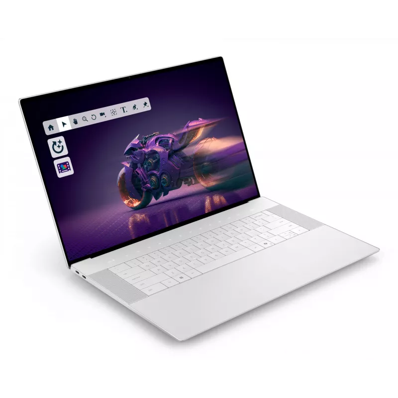 DELL 16 Premium DA16250 Intel Core Ultra 9 285H notebook 41,4 cm (16,3 inch) dotykový displej 4K Ultra HD 32 GB LPDDR5x-SDRAM 1 TB SSD NVIDIA GeForce RTX 5060 Wi-Fi 7 (802.11be) Windows 11 Pro anglická platina
