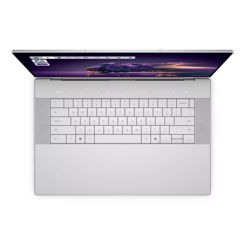 DELL 16 Premium DA16250 Intel Core Ultra 9 285H notebook 41,4 cm (16,3 inch) dotykový displej 4K Ultra HD 32 GB LPDDR5x-SDRAM 1 TB SSD NVIDIA GeForce RTX 5060 Wi-Fi 7 (802.11be) Windows 11 Pro anglická platina