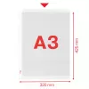 Esselte Quality Pocket A3 na výšku, 30% recyklovaný plast z pre-consumer materiálu