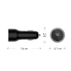 Auto nabíjačka USB-C 65W od dbramante re-charge – 12–24V zapaľovač, 1× USB-C, čierna