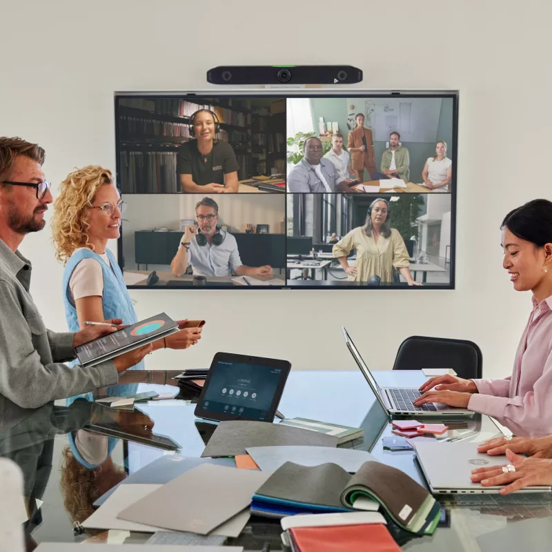 HP Poly Studio X52 All-In-One video bar, skupinový videokonferenčný systém, 4K Ultra HD, 30 fps, 95°, 5x, Android