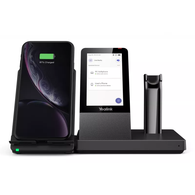 Bezdrôtový DECT headset Yealink WH67 od Yealink – DECT rádiový headset pre hovory a UC