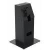 Kiosk set Ergonomic Solutions SpacePole Mini Kiosk na pult čierny kov