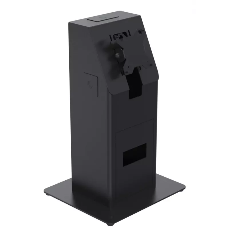 Kiosk set Ergonomic Solutions SpacePole Mini Kiosk na pult čierny kov