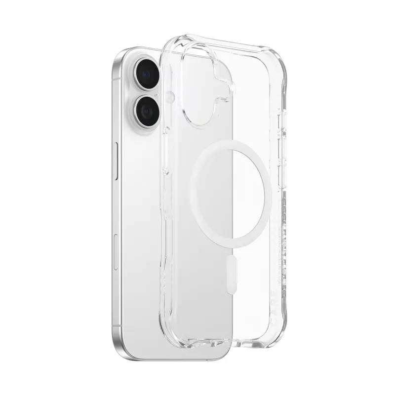 PanzerGlass CARE™ by ® Samba puzdro transparentné s bielym MagSafe iPhone 17 | Bulk