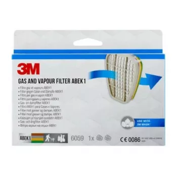 3M 7100141697 kazeta proti plynu a parám 2 ks