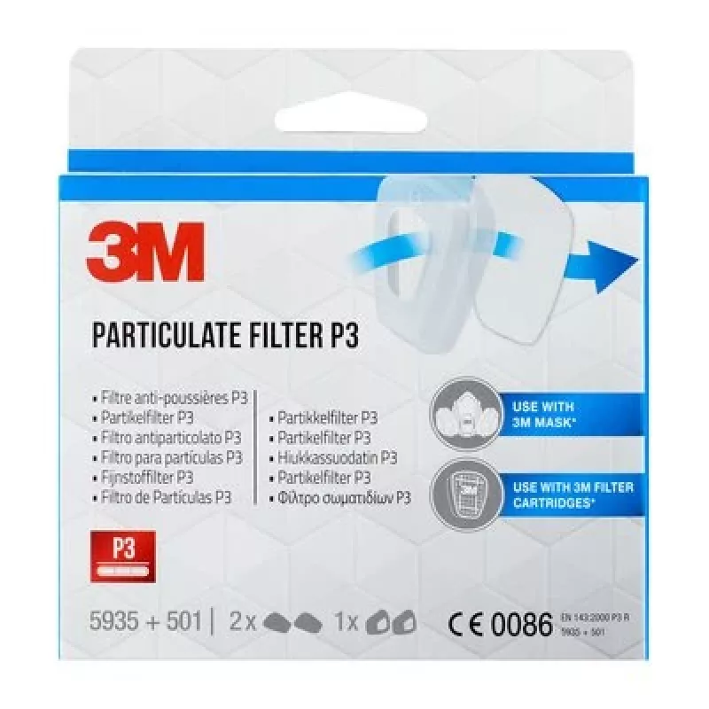 Časticový filter 3M 5935 P3, balenie 2 ks